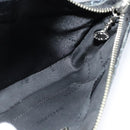 BVLGARI Logo mania Shoulder Bag Canvas Black Auth BA153-18