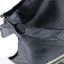 BVLGARI Logo mania Shoulder Bag Canvas Black Auth BA153-18