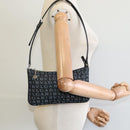 BVLGARI Logo mania Shoulder Bag Canvas Black Auth BA153-20