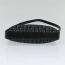 BVLGARI Logo mania Shoulder Bag Canvas Black Auth BA153-5