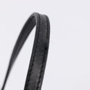 FENDI Zucchino Canvas Hand Bag Black Silver Auth BA15300-9