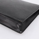 LOUIS VUITTON Epi Sellier Dragonne Clutch Bag Black M52612 LV Auth BA15301-15