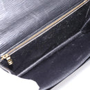 LOUIS VUITTON Epi Sellier Dragonne Clutch Bag Black M52612 LV Auth BA15301-10