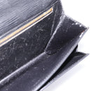 LOUIS VUITTON Epi Sellier Dragonne Clutch Bag Black M52612 LV Auth BA15301-18