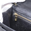 LOUIS VUITTON Epi Sellier Dragonne Clutch Bag Black M52612 LV Auth BA15301-20