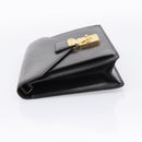 LOUIS VUITTON Epi Sellier Dragonne Clutch Bag Black M52612 LV Auth BA15301-3