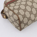 GUCCI GG Supreme Web Sherry Line Clutch Bag PVC Beige 014 904 0020 Auth BA15302-15