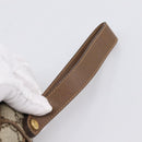 GUCCI GG Supreme Web Sherry Line Clutch Bag PVC Beige 014 904 0020 Auth BA15302-7