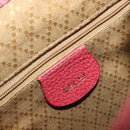 GUCCI Bamboo Backpack Suede Red Gold Tone 003 1705 0030 Auth BA15308-24