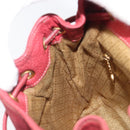 GUCCI Bamboo Backpack Suede Red Gold Tone 003 1705 0030 Auth BA15308-26