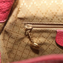 GUCCI Bamboo Backpack Suede Red Gold Tone 003 1705 0030 Auth BA15308-27