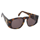 CHANEL Tortoise Pattern Sunglasses Plastic Brown Gold CC Auth BA15309-1