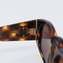 CHANEL Tortoise Pattern Sunglasses Plastic Brown Gold CC Auth BA15309-12