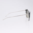 PRADA Sunglasses Metal Silver Black Auth BA15310-6