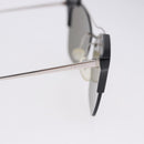 PRADA Sunglasses Metal Silver Black Auth BA15310-7
