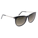 SAINT LAURENT Sunglasses Plastic Black Silver Auth BA15311-1
