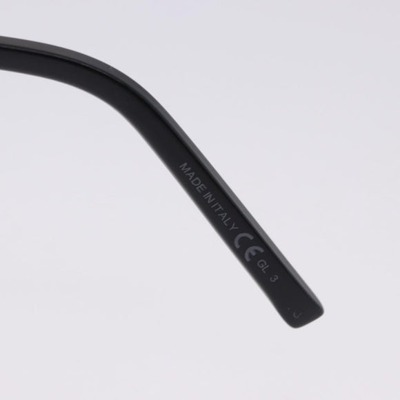 SAINT LAURENT Sunglasses Plastic Black Silver Auth BA15311