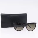 SAINT LAURENT Sunglasses Plastic Black Silver Auth BA15311-16