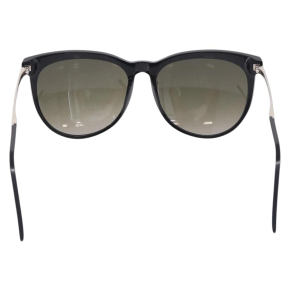 SAINT LAURENT Sunglasses Plastic Black Silver Auth BA15311
