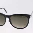 SAINT LAURENT Sunglasses Plastic Black Silver Auth BA15311-5
