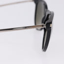 SAINT LAURENT Sunglasses Plastic Black Silver Auth BA15311-9