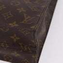 LOUIS VUITTON Monogram Sac Plat Hand Bag M51140 LV Auth BA15315V-15