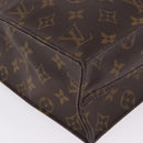 LOUIS VUITTON Monogram Sac Plat Hand Bag M51140 LV Auth BA15315V-16
