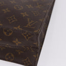 LOUIS VUITTON Monogram Sac Plat Hand Bag M51140 LV Auth BA15315V-9