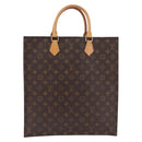LOUIS VUITTON Monogram Sac Plat Hand Bag M51140 LV Auth BA15315V-13