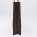 LOUIS VUITTON Monogram Sac Plat Hand Bag M51140 LV Auth BA15315V-3