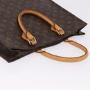 LOUIS VUITTON Monogram Sac Plat Hand Bag M51140 LV Auth BA15315V-6