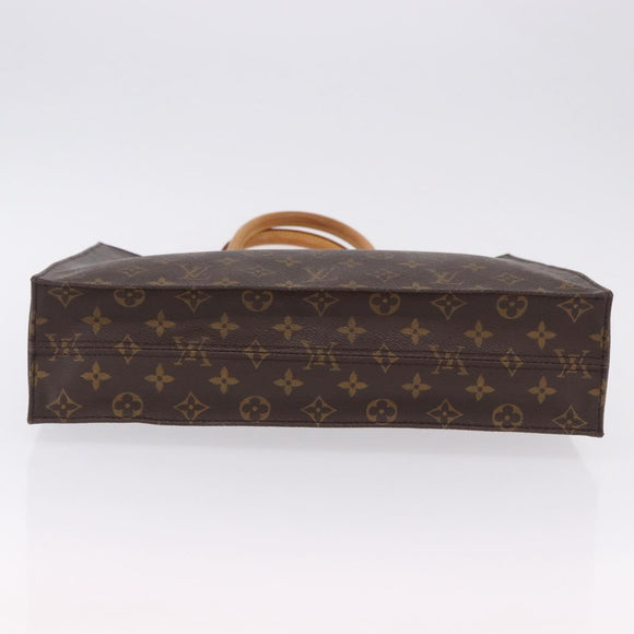 LOUIS VUITTON Monogram Sac Plat Hand Bag M51140 LV Auth BA15315V