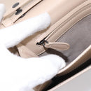BOTTEGA VENETA INTRECCIATO Shoulder Bag Leather Beige Auth BA15321V-20