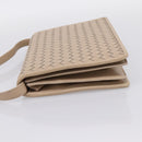 BOTTEGA VENETA INTRECCIATO Shoulder Bag Leather Beige Auth BA15321V-4