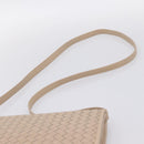 BOTTEGA VENETA INTRECCIATO Shoulder Bag Leather Beige Auth BA15321V-8