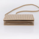 BOTTEGA VENETA INTRECCIATO Shoulder Bag Leather Beige Auth BA15321V-9