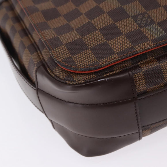 LOUIS VUITTON Damier Ebene Bastille Shoulder Bag N45258 LV Auth BA15323
