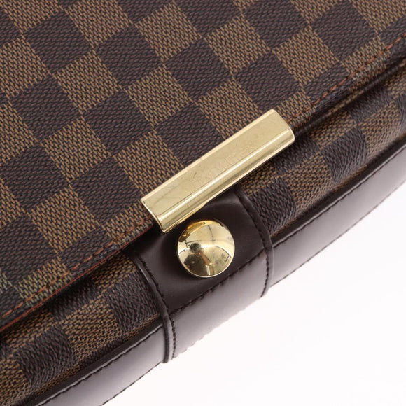LOUIS VUITTON Damier Ebene Bastille Shoulder Bag N45258 LV Auth BA15323