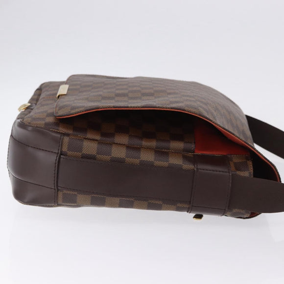 LOUIS VUITTON Damier Ebene Bastille Shoulder Bag N45258 LV Auth BA15323