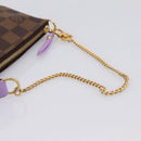 LOUIS VUITTON Damier Ebene Mini Pochette Accessoires Pouch N63003 Auth BA15324M-7