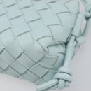 BOTTEGA VENETA INTRECCIATO Candy Loop Camera Bag Leather Blue Auth BA15327V-9