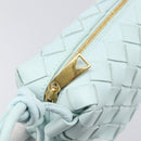BOTTEGA VENETA INTRECCIATO Candy Loop Camera Bag Leather Blue Auth BA15327V-10