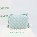 BOTTEGA VENETA INTRECCIATO Candy Loop Camera Bag Leather Blue Auth BA15327V-12