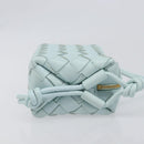 BOTTEGA VENETA INTRECCIATO Candy Loop Camera Bag Leather Blue Auth BA15327V-3