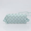 BOTTEGA VENETA INTRECCIATO Candy Loop Camera Bag Leather Blue Auth BA15327V-5