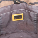 FENDI Hand Bag Canvas Brown Gold Tone 8BH117 Auth BA15328-15