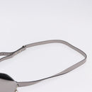 Salvatore Ferragamo Jet Set Hand Bag Leather 2way Gray Gold Tone Auth BA15329A-15