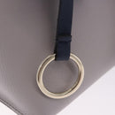Salvatore Ferragamo Jet Set Hand Bag Leather 2way Gray Gold Tone Auth BA15329A-21