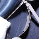 Salvatore Ferragamo Jet Set Hand Bag Leather 2way Gray Gold Tone Auth BA15329A-28