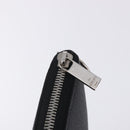 Berluti Clutch Bag Leather Black Silver Auth BA15332A-9